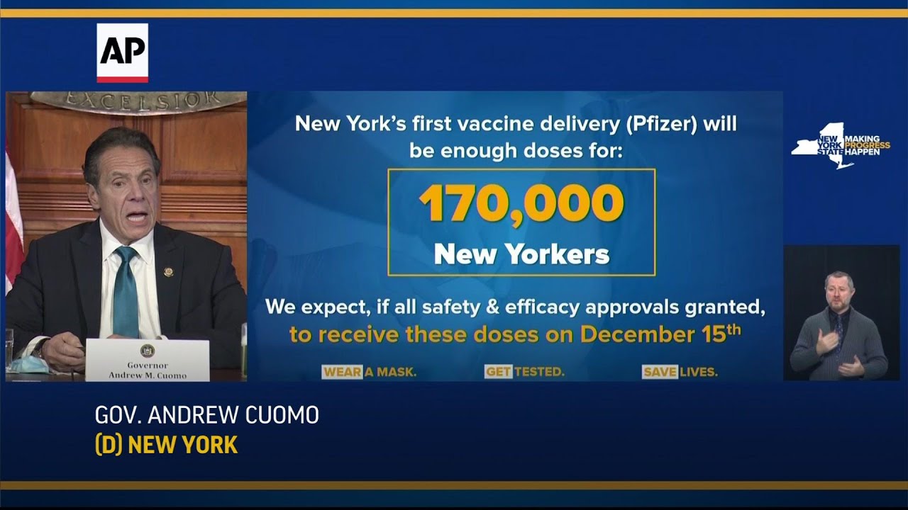 Cuomo outlines vaccine plan for NY
