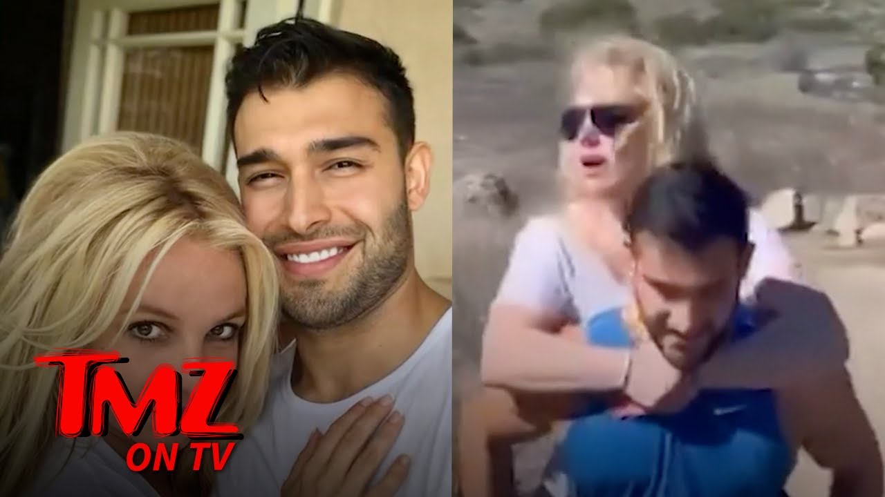 Britney Spears Goes On A Piggyback Ride On Her Boyfriend | TMZ TV