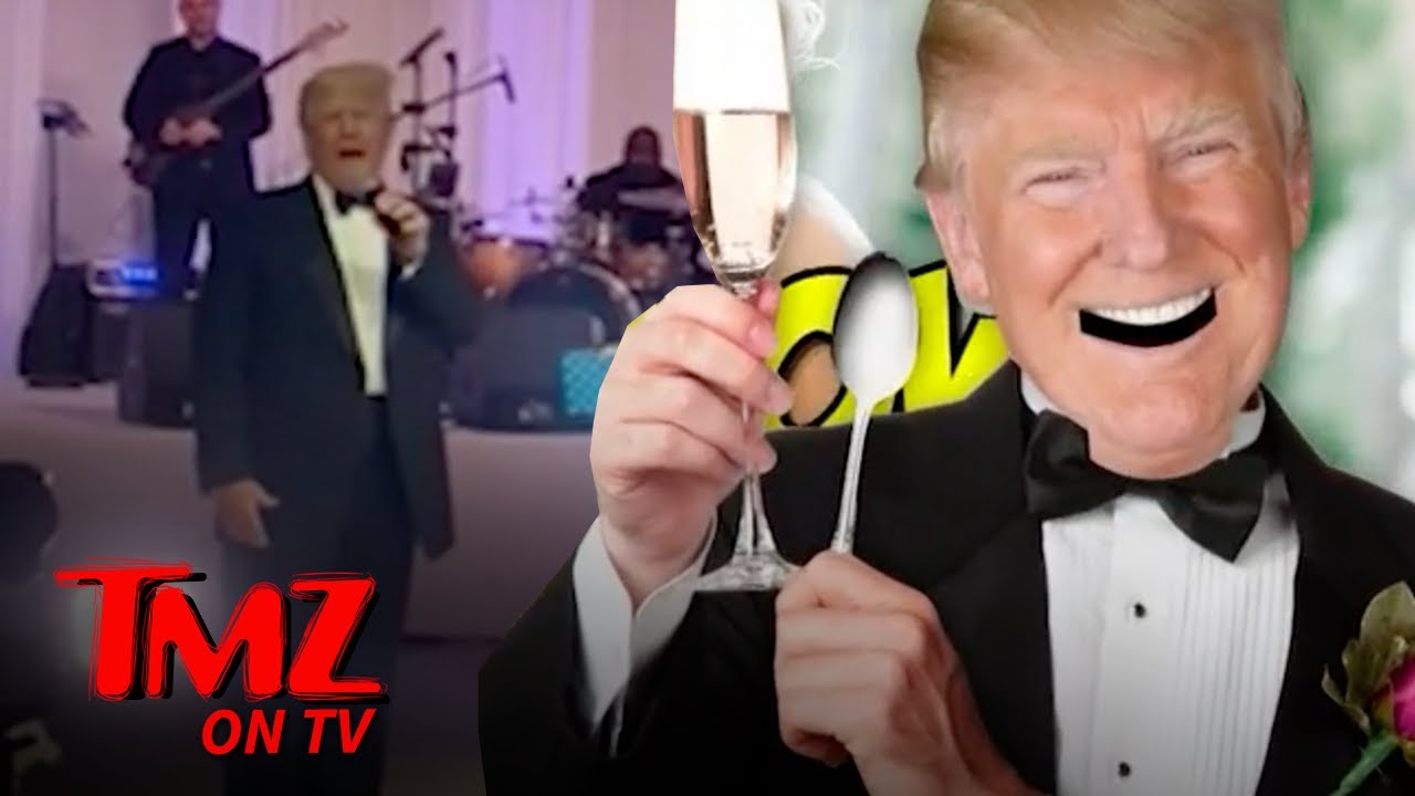 Donald Trump Acts Like Belligerent Wedding Guest At Mar-A-Lago | TMZ TV