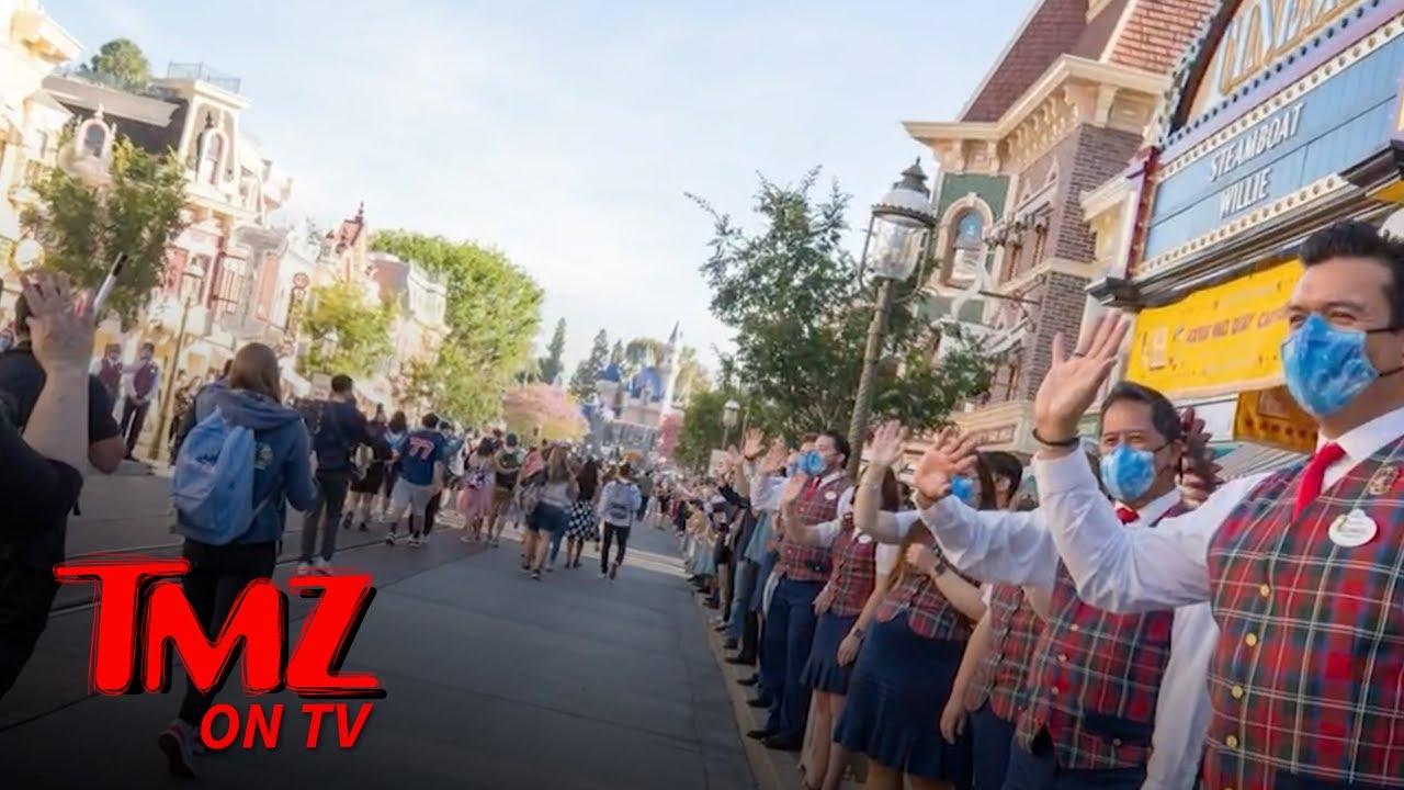 Disneyland Guests Cry as Park Reopens After Yearlong Closure | TMZ TV