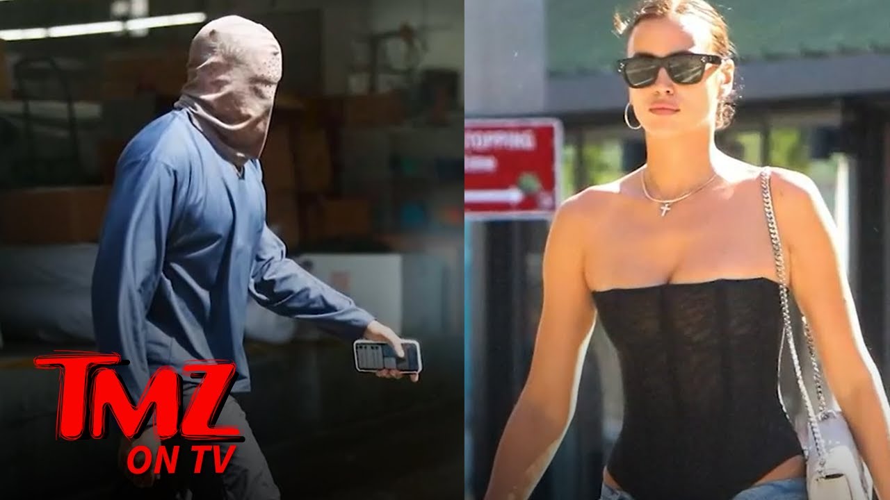 Kanye West Wears Ski-Mask Style Headwear in Heatwave, Irina Shayk Wears Less | TMZ TV