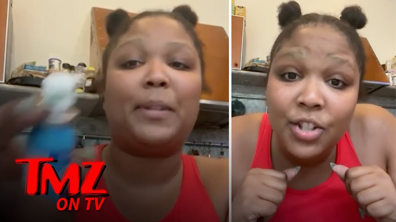 Lizzo Freestyles Anti-COVID Song During PSA, 'Give Me Six Feet' | TMZ on TV
