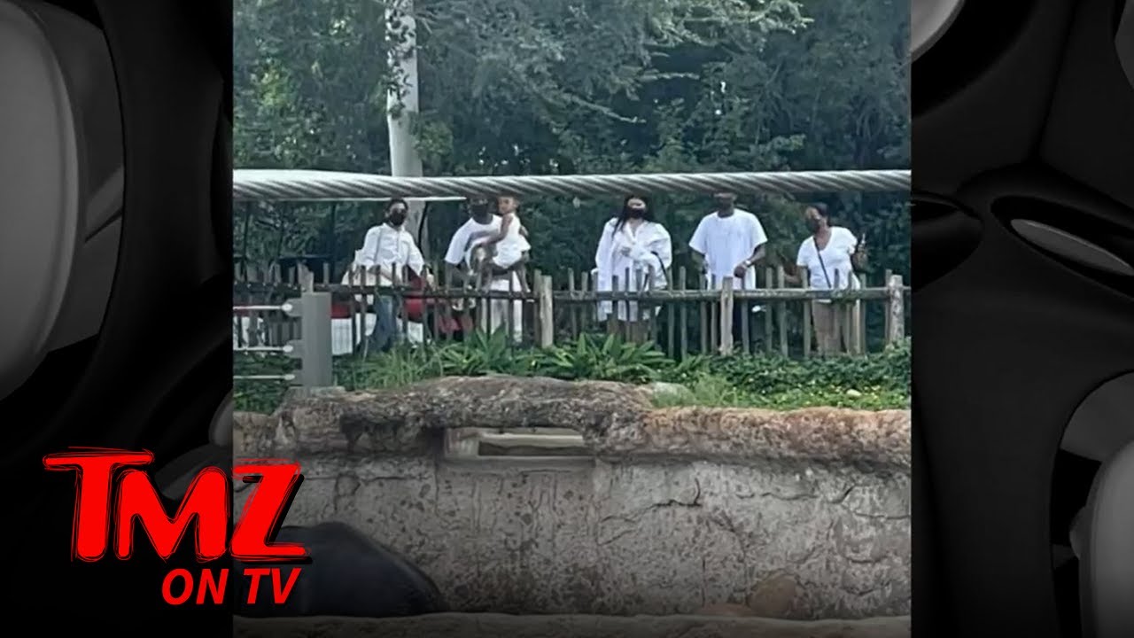 Kylie Jenner and Travis Scott Take Stormi to Houston Zoo | TMZ TV