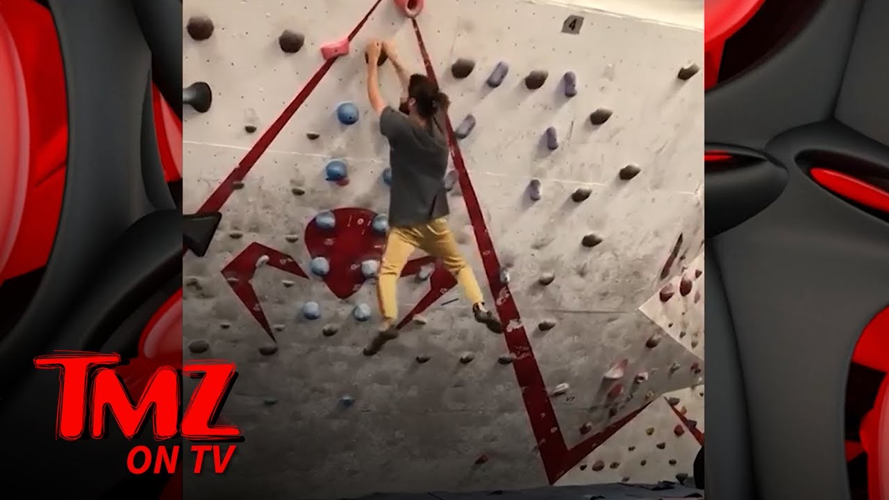 Jared Leto Shows Off His Incredible Rock Climbing Skills | TMZ TV