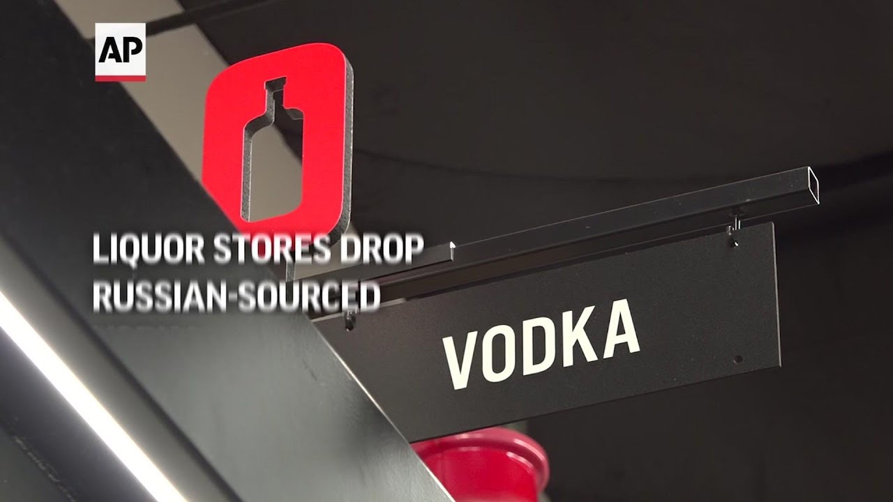 Liquor stores drop Russian-sourced vodka