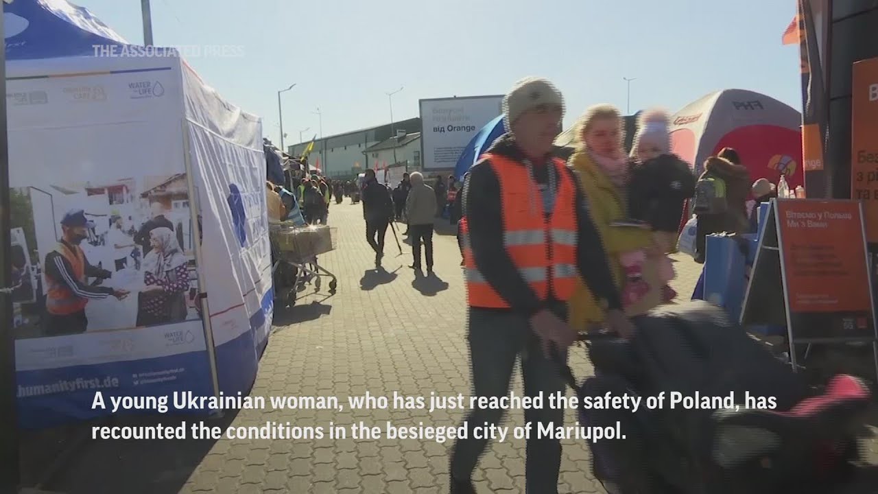 Mariupol refugee recounts hardship, devastation