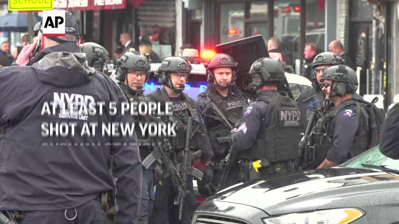 At least 5 people shot at New York subway station