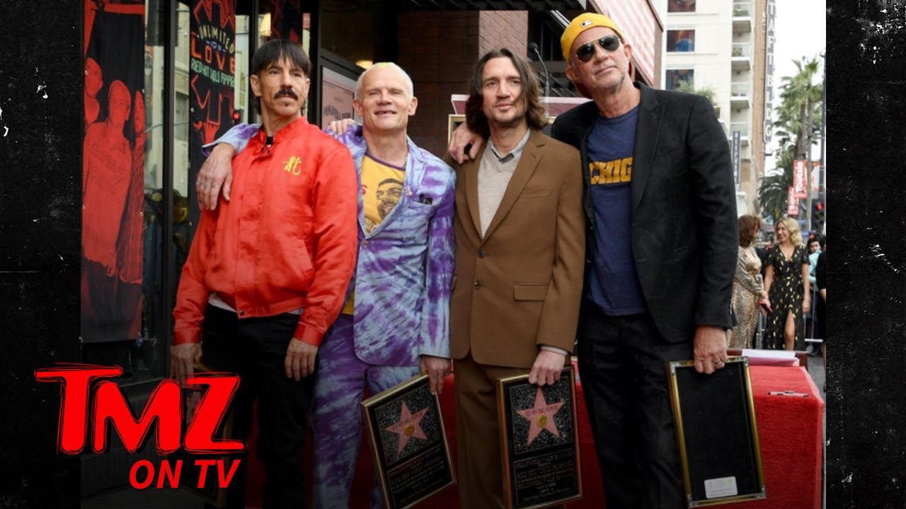 Red Hot Chili Peppers Walk of Fame Star Ceremony Shuts Down Hollywood Blvd | TMZ TV