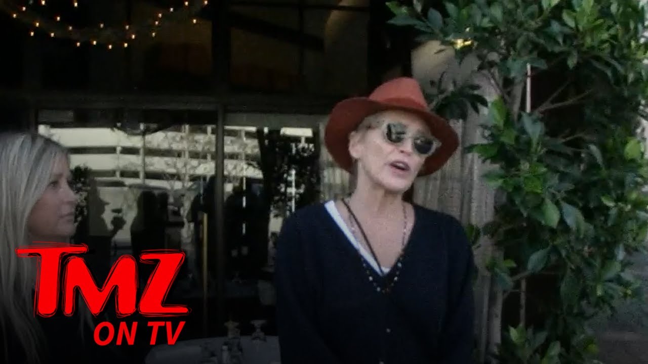 Sharon Stone Calls Joe Rogan 'A**hole' for COVID Policy, Misinformation | TMZ TV