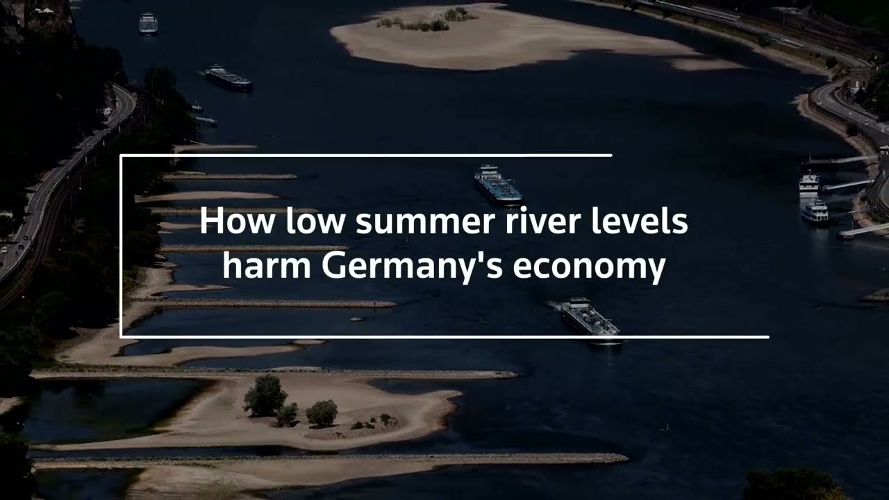 How low summer river levels harm Germany's economy