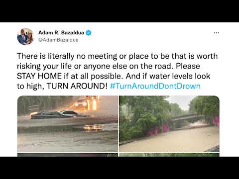 Dallas homes inundated by flash floods, heavy rain