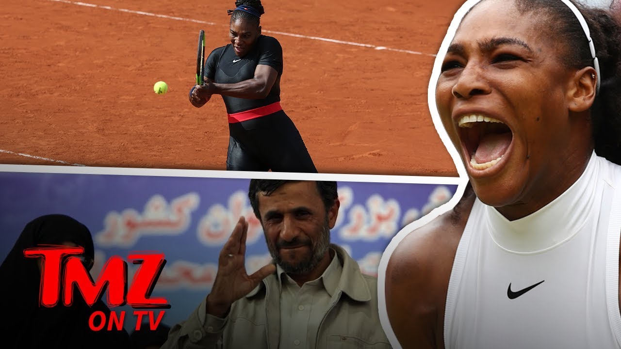 Former Pres Of Iran Defends Serena Williams' Catsuit! | TMZ TV