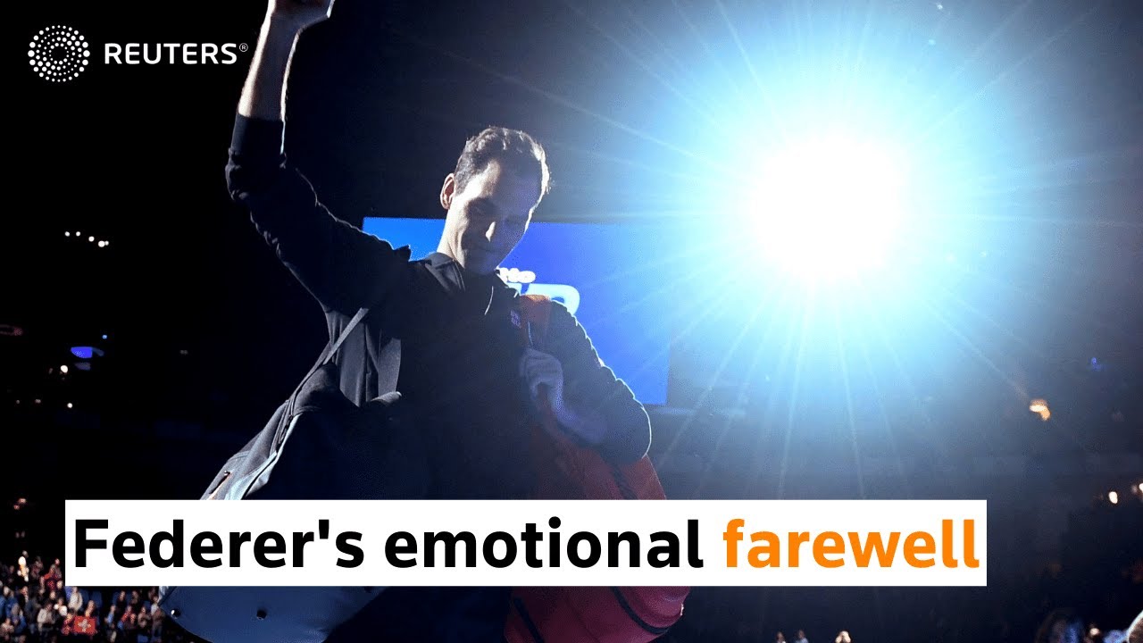 Federer arrives in London for emotional farewell