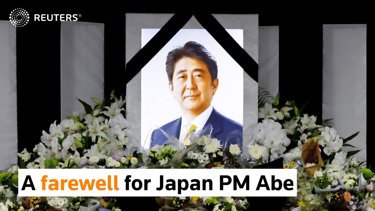 Japan bids farewell to Abe