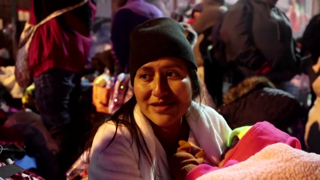 Migrants face freezing Christmas at U.S.-Mexico border