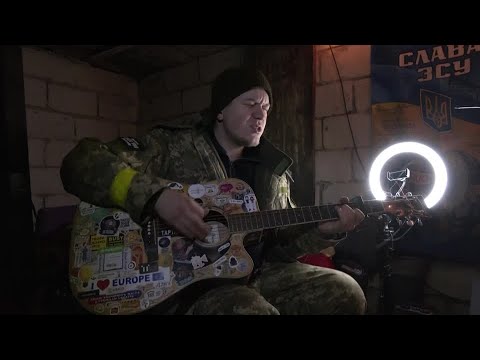 Tears and songs: Ukrainian soldiers mark the new year
