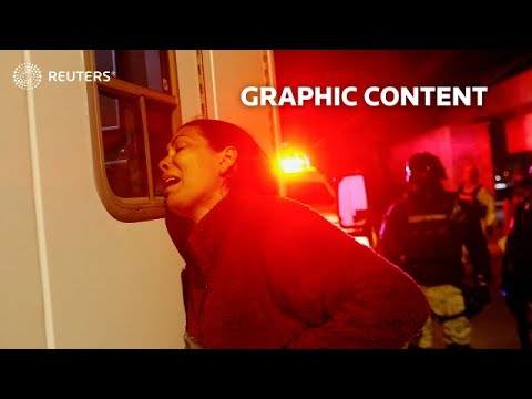 WARNING: GRAPHIC CONTENT - Fire at Mexican migrant facility kills dozens