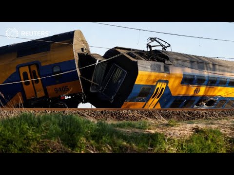 One dead, 30 injured after Dutch train derails