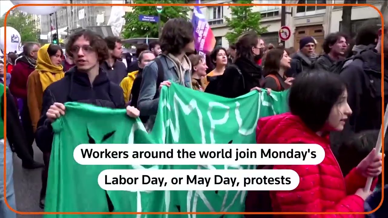 Labor Day protests around the world
