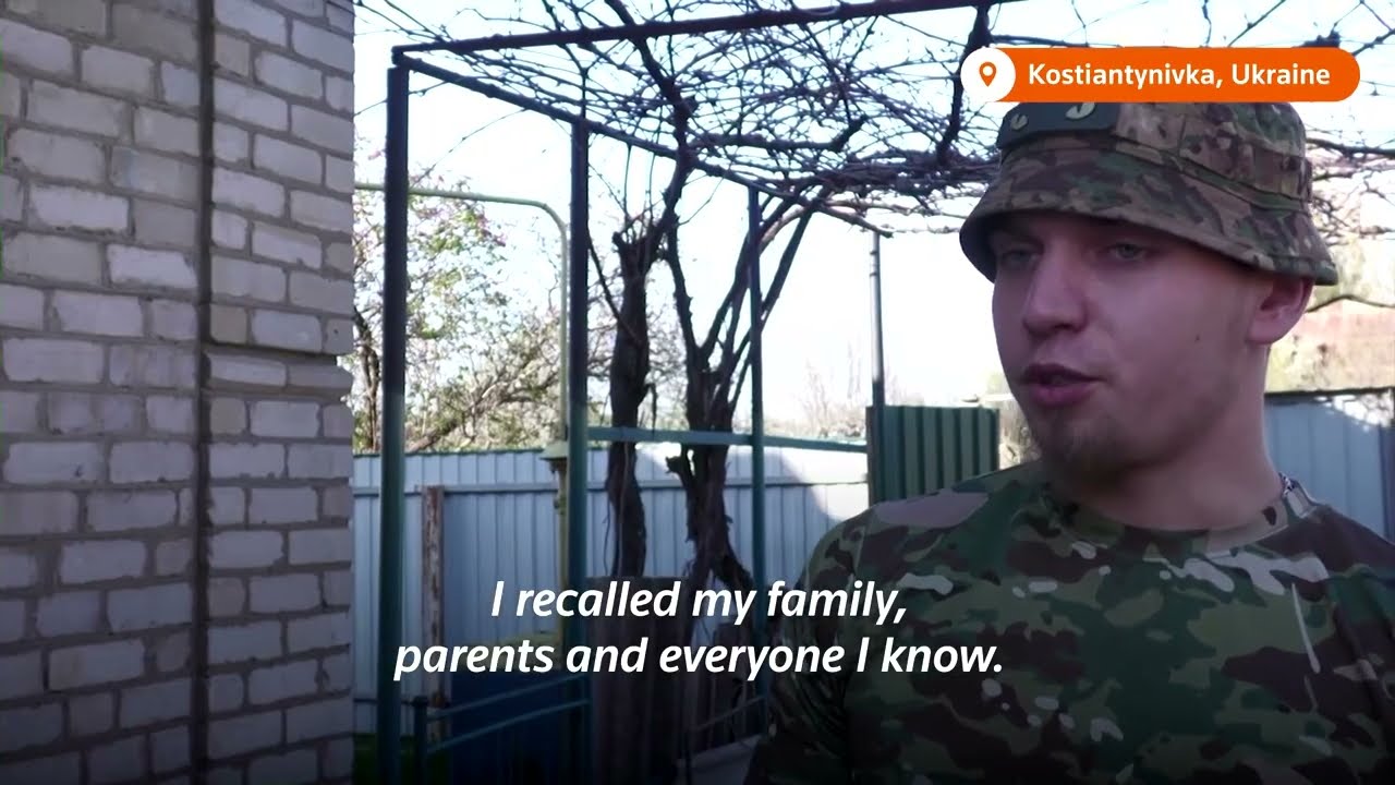 Musician lifts Ukrainian servicemen's spirits